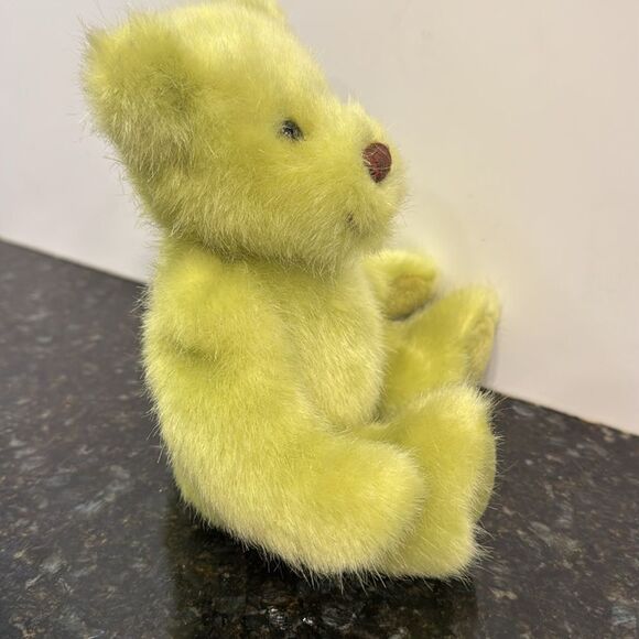 Light Green to Neon Green Applause Dakin Teddy Bear Plush Stuffed - Picture 4 of 7